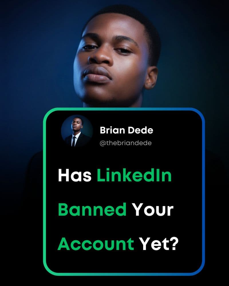 Four LinkedIn accounts in one year.